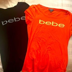 Bebe shirts both size Medium, pre-loved